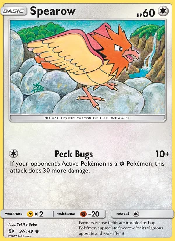 Spearow — изображение карты