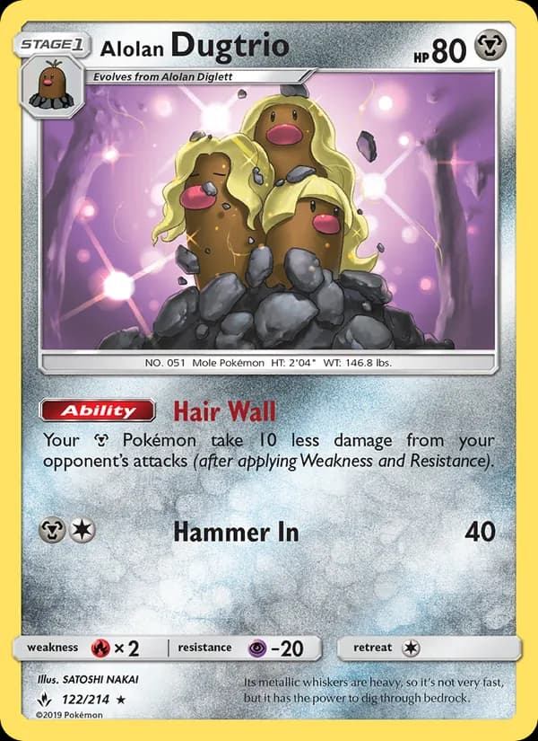 Alolan Dugtrio — изображение карты