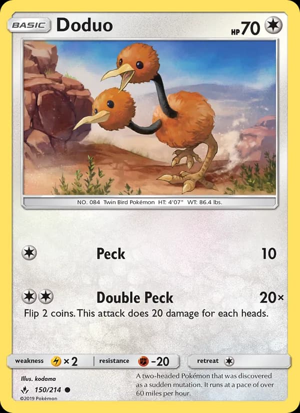 Doduo — изображение карты