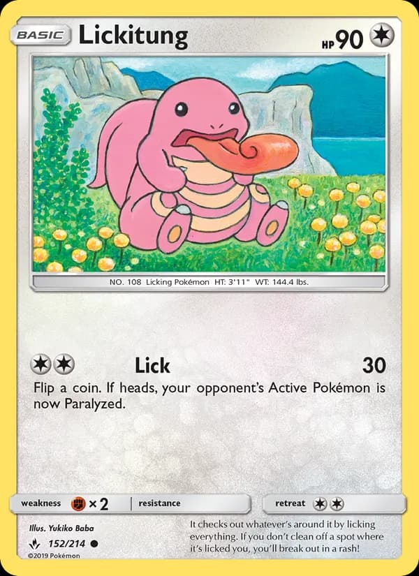 Lickitung — изображение карты