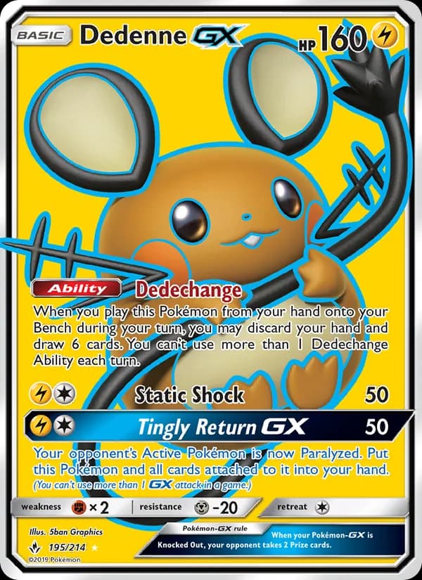 Dedenne GX — изображение карты