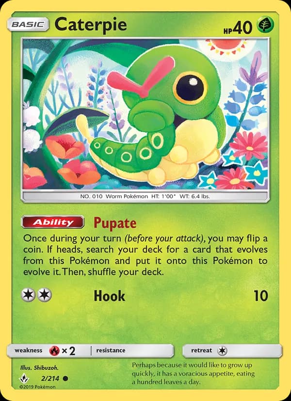 Caterpie — изображение карты