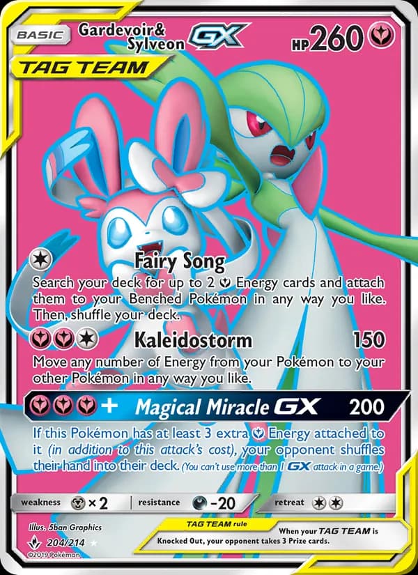 Gardevoir & Sylveon GX — изображение карты