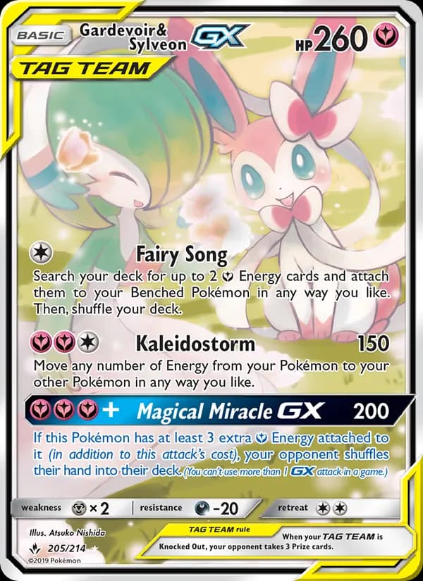 Gardevoir & Sylveon GX — изображение карты