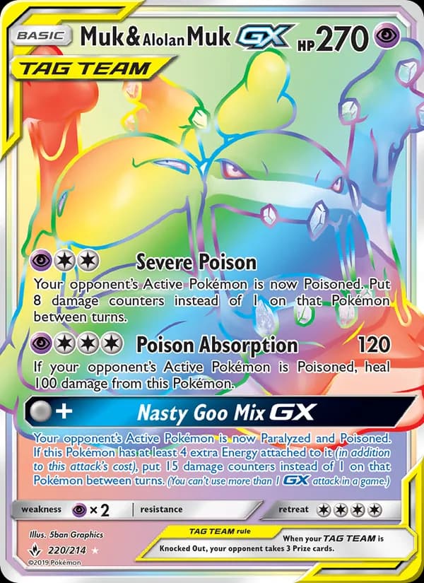 Muk & Alolan Muk GX — изображение карты