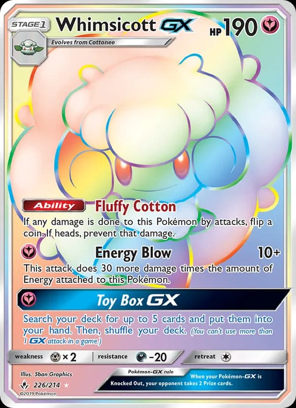 Whimsicott GX — изображение карты