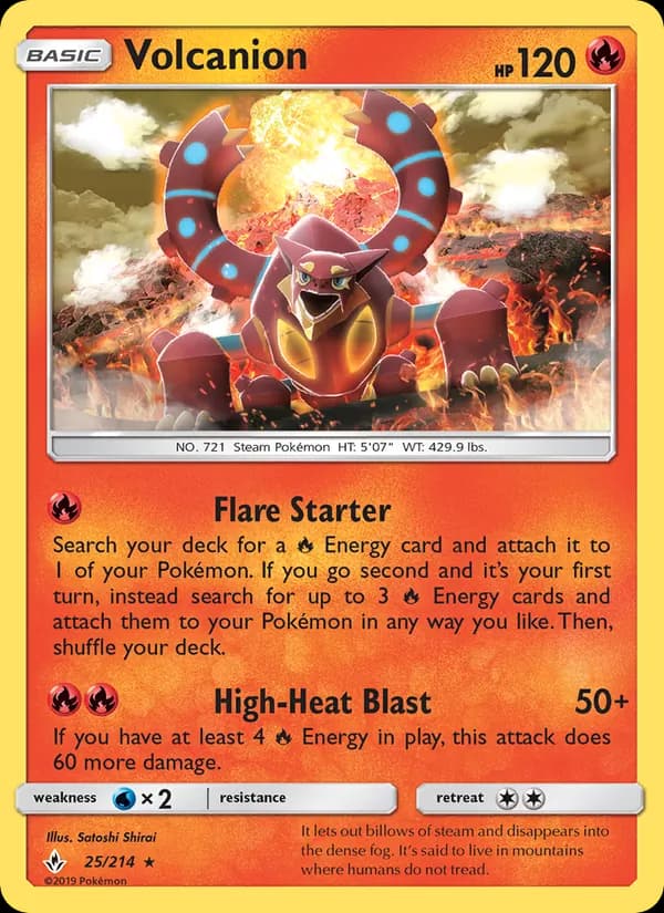 Volcanion — изображение карты