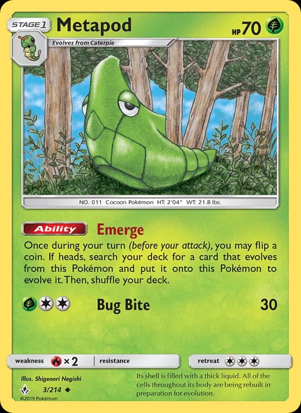 Metapod — изображение карты