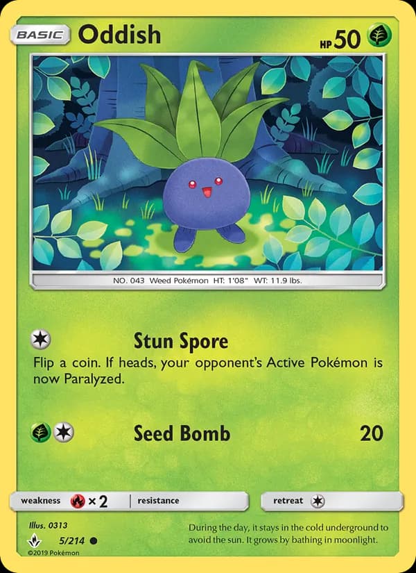 Oddish — изображение карты