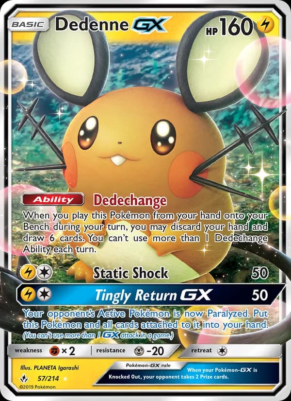 Dedenne GX — изображение карты