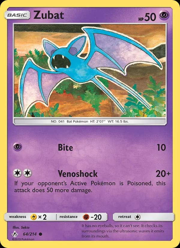 Zubat — изображение карты