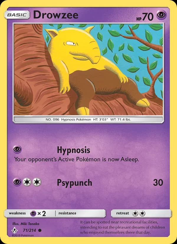 Drowzee — изображение карты