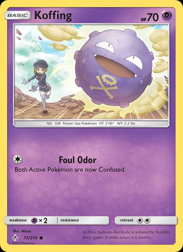 Koffing — изображение карты