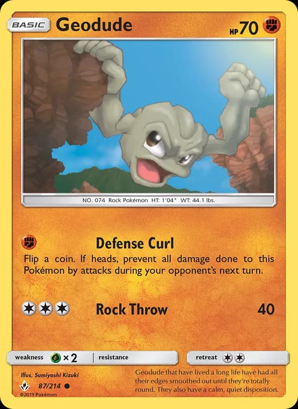 Geodude — изображение карты