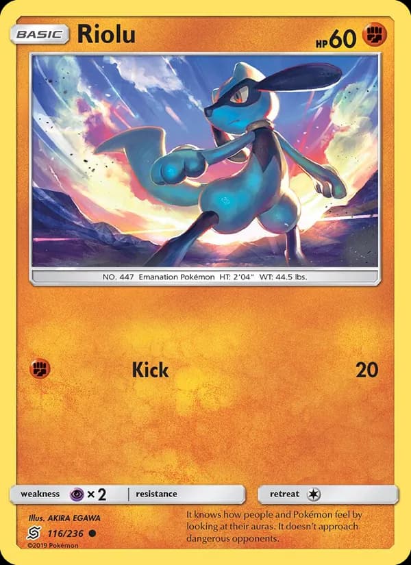 Riolu — изображение карты