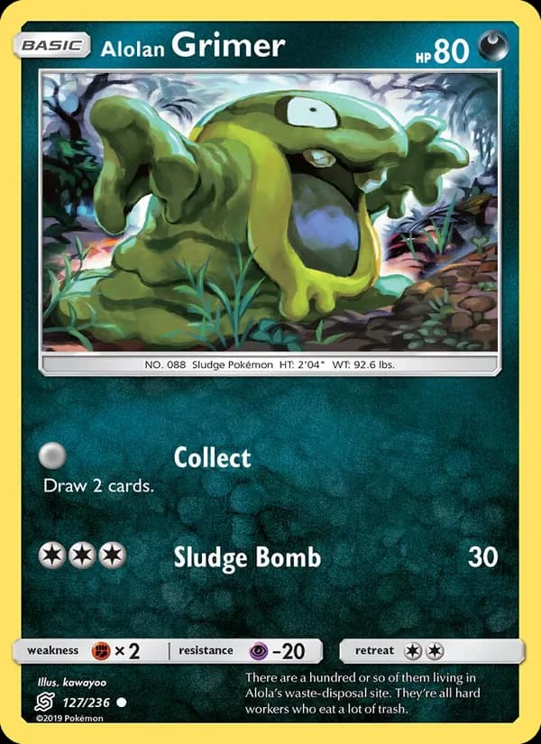 Alolan Grimer — изображение карты