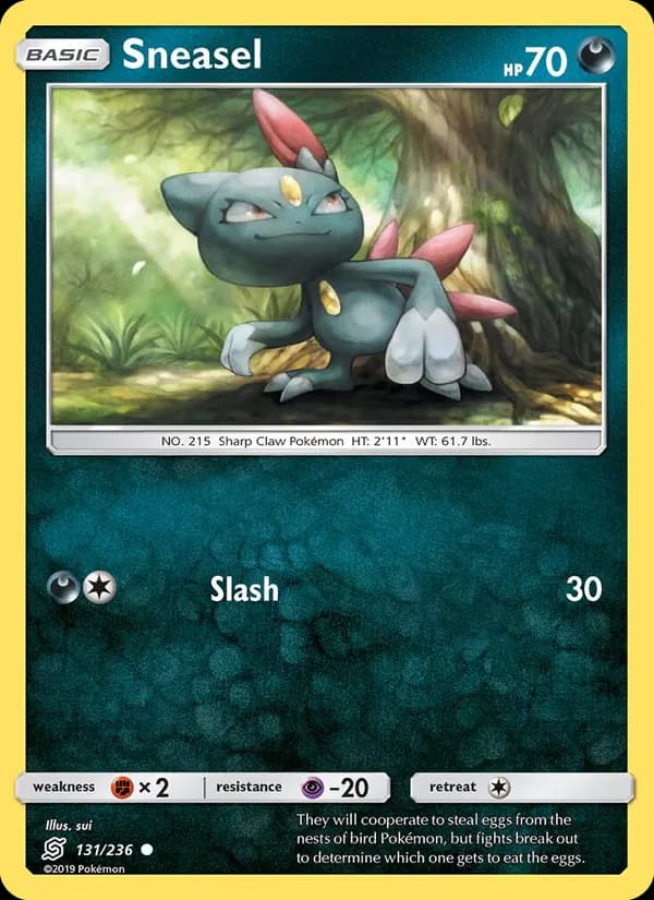 Sneasel — изображение карты