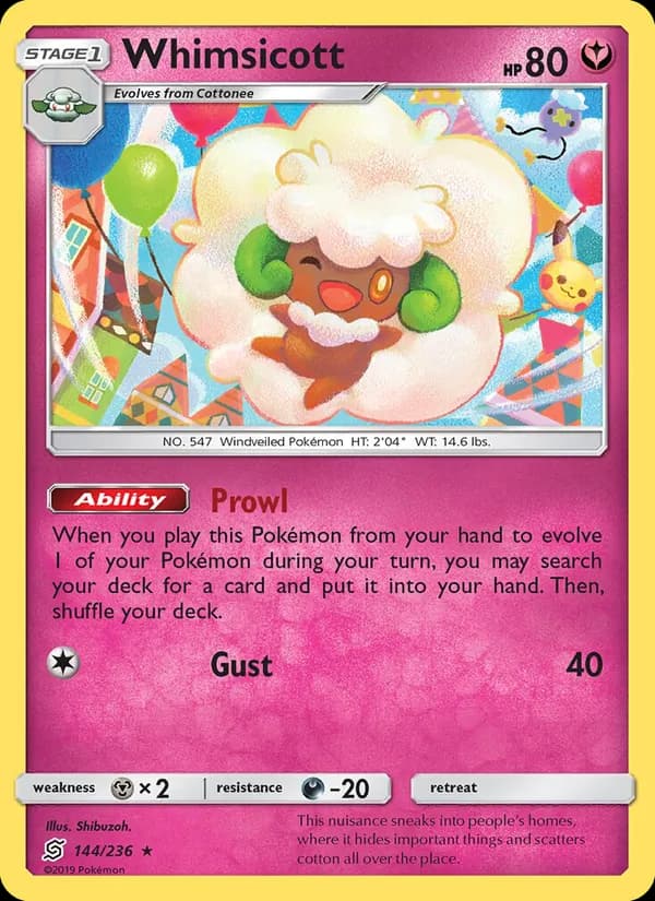 Whimsicott — изображение карты