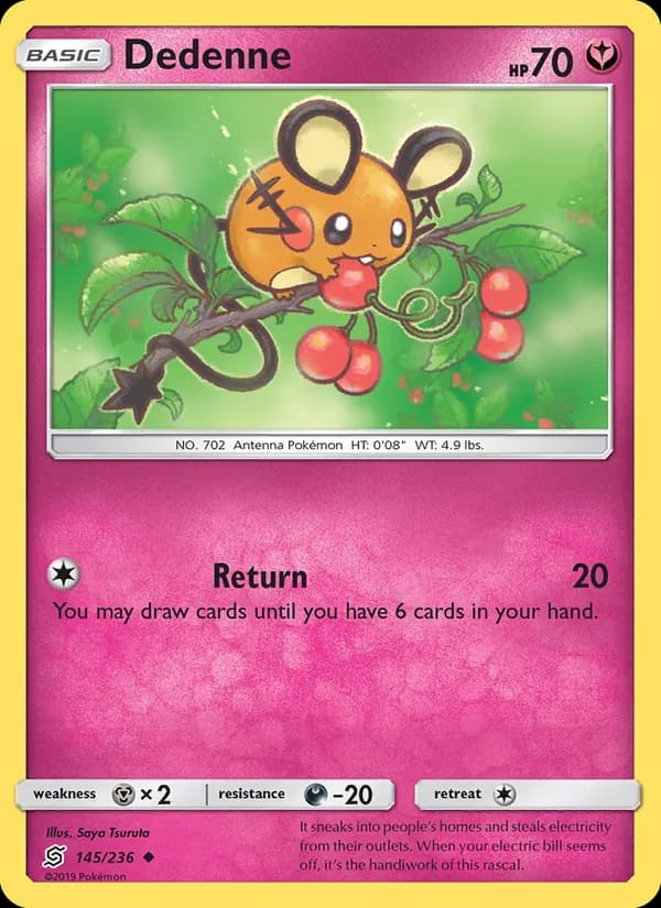 Dedenne — изображение карты