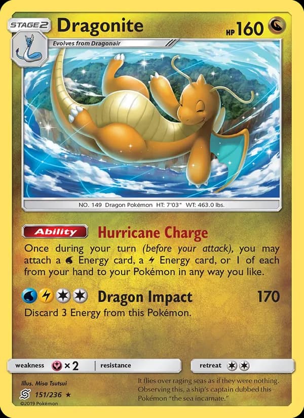 Dragonite — изображение карты