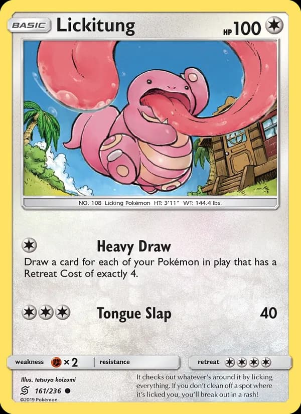 Lickitung — изображение карты