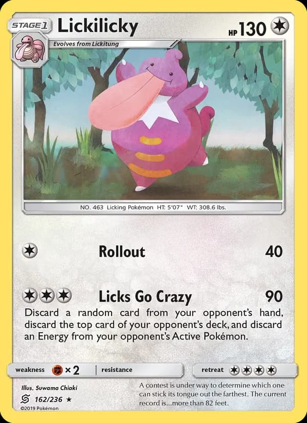 Lickilicky — изображение карты