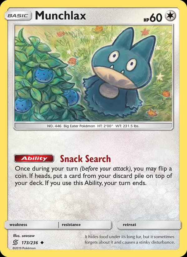 Munchlax — изображение карты