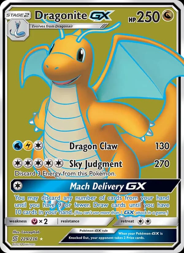 Dragonite GX — изображение карты
