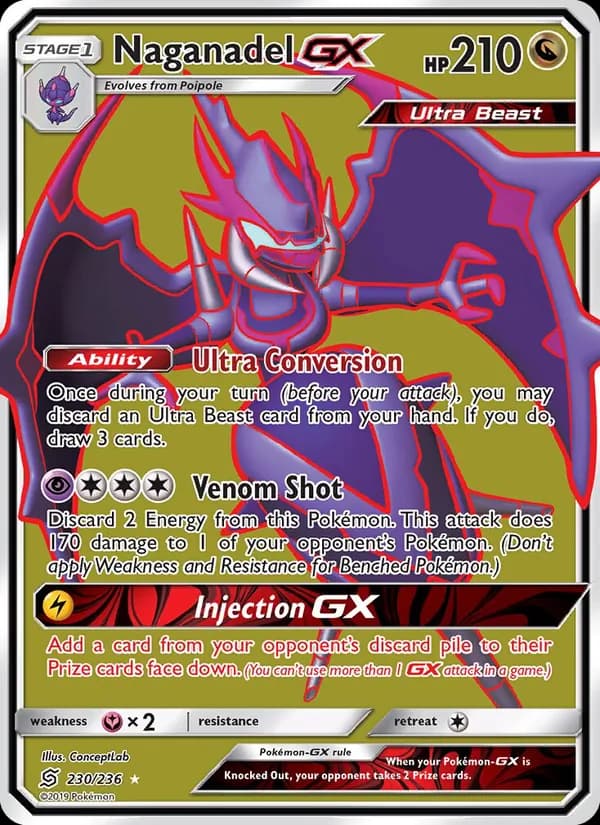 Naganadel GX — изображение карты