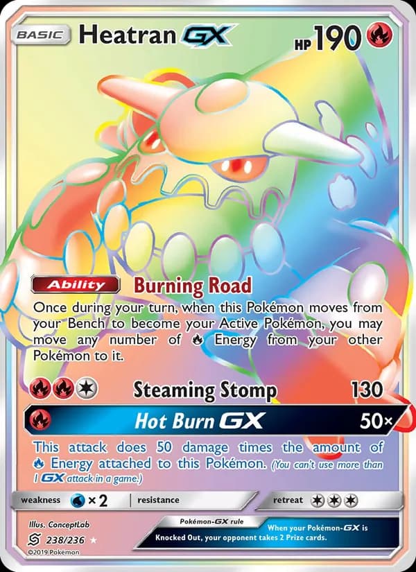 Heatran GX — изображение карты