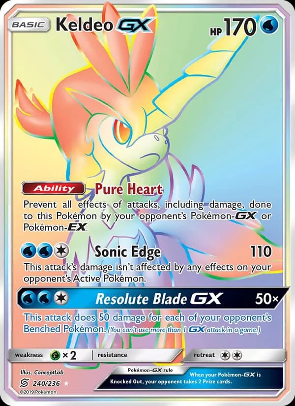 Keldeo GX — изображение карты
