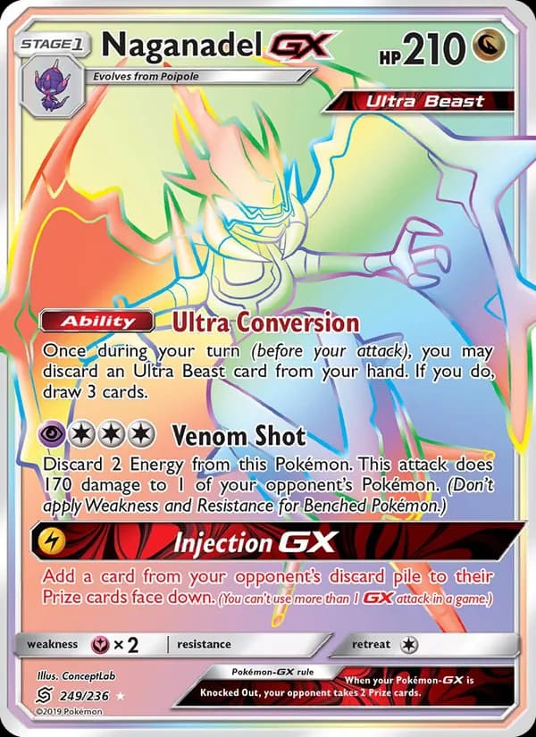 Naganadel GX — изображение карты
