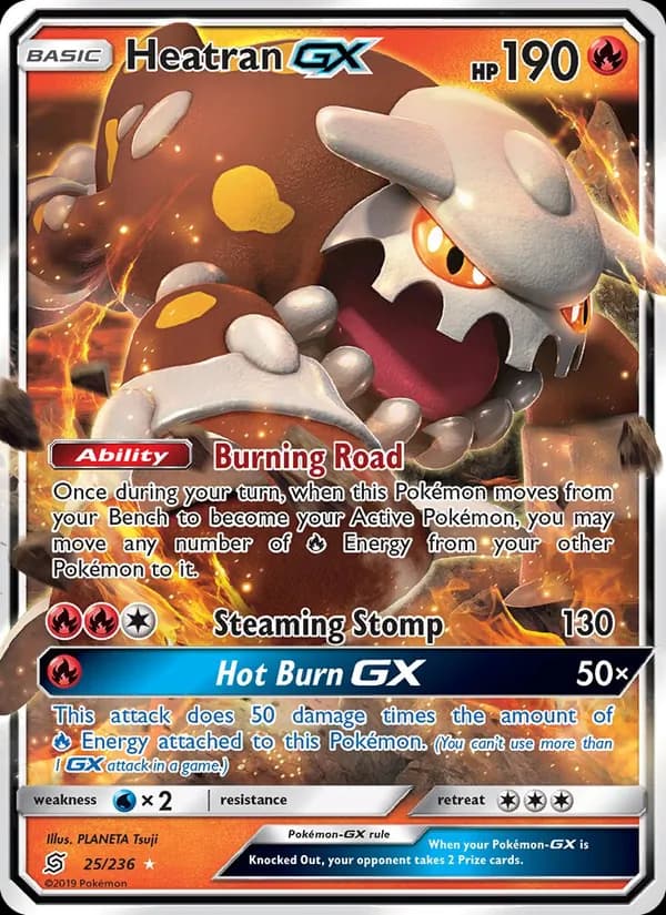 Heatran GX — изображение карты