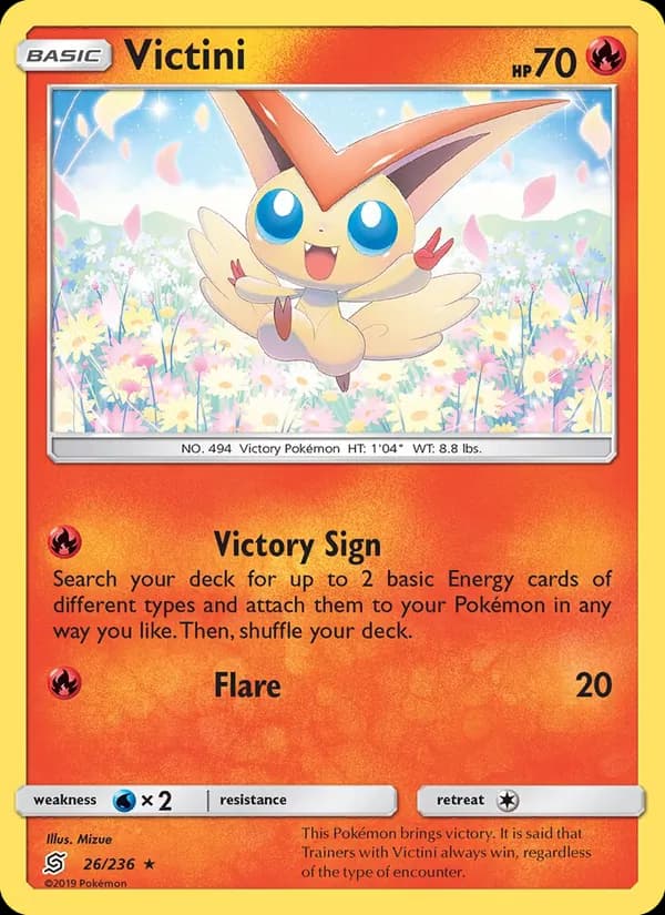 Victini — изображение карты