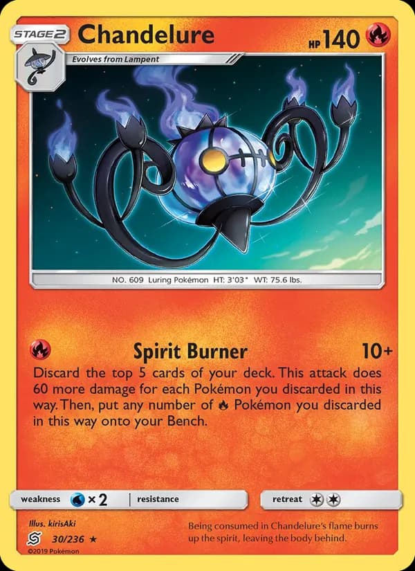 Chandelure — изображение карты