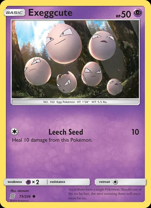 Exeggcute — изображение карты