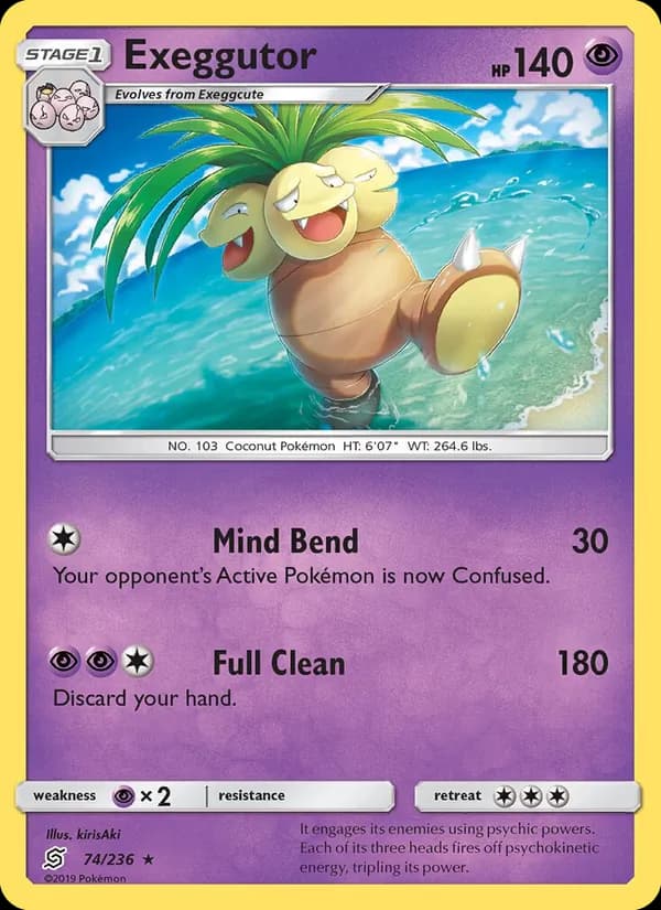 Exeggutor — изображение карты