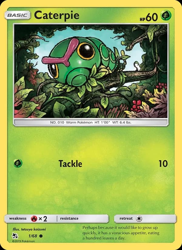 Caterpie — изображение карты