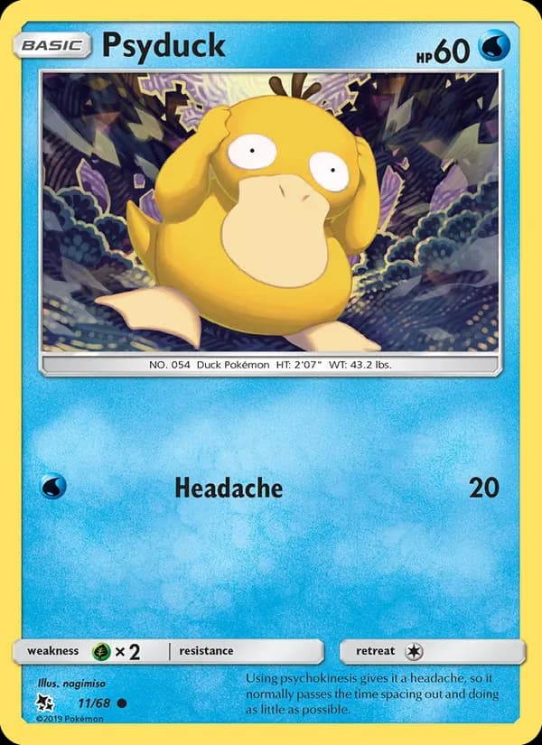 Psyduck — изображение карты