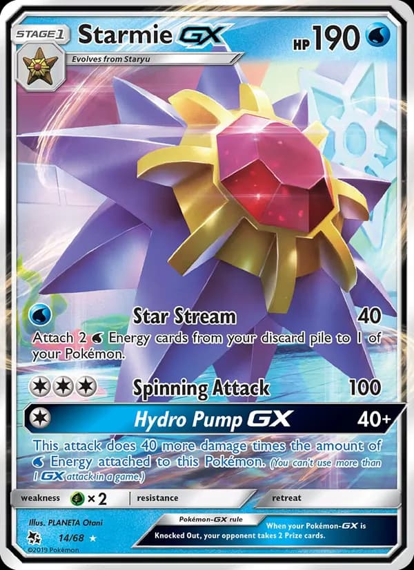 Starmie GX — изображение карты