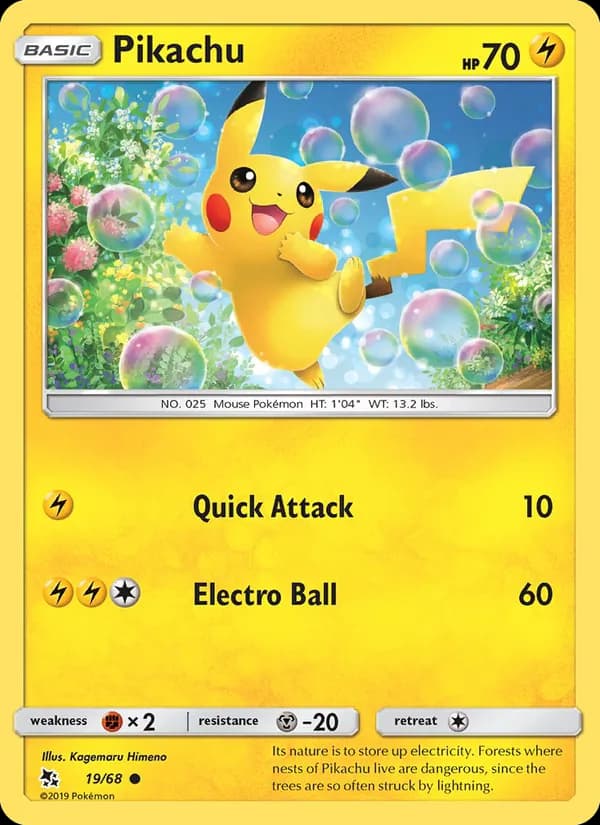 Pikachu — изображение карты