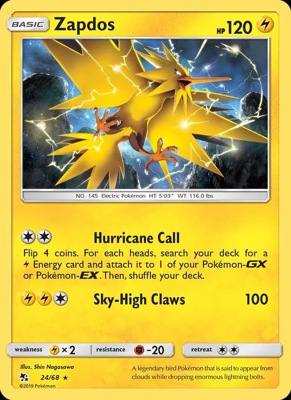 Zapdos — изображение карты