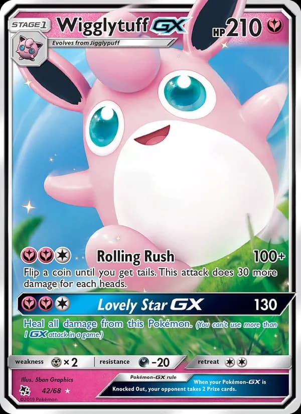Wigglytuff GX — изображение карты