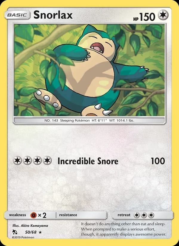 Snorlax — изображение карты