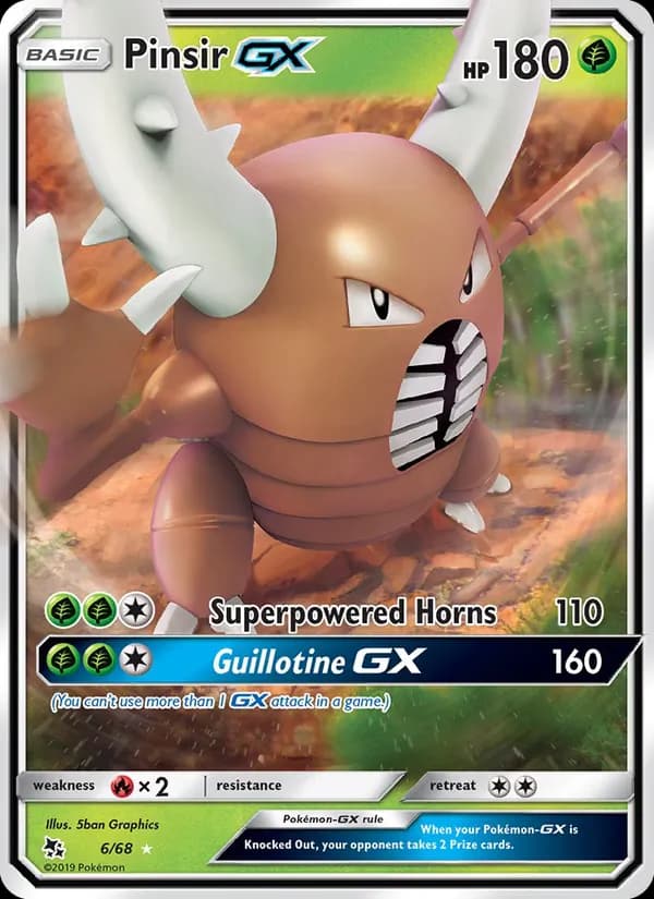Pinsir GX — изображение карты