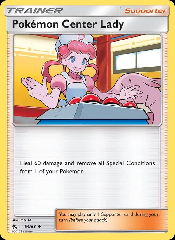 Pokémon Center Lady — изображение карты