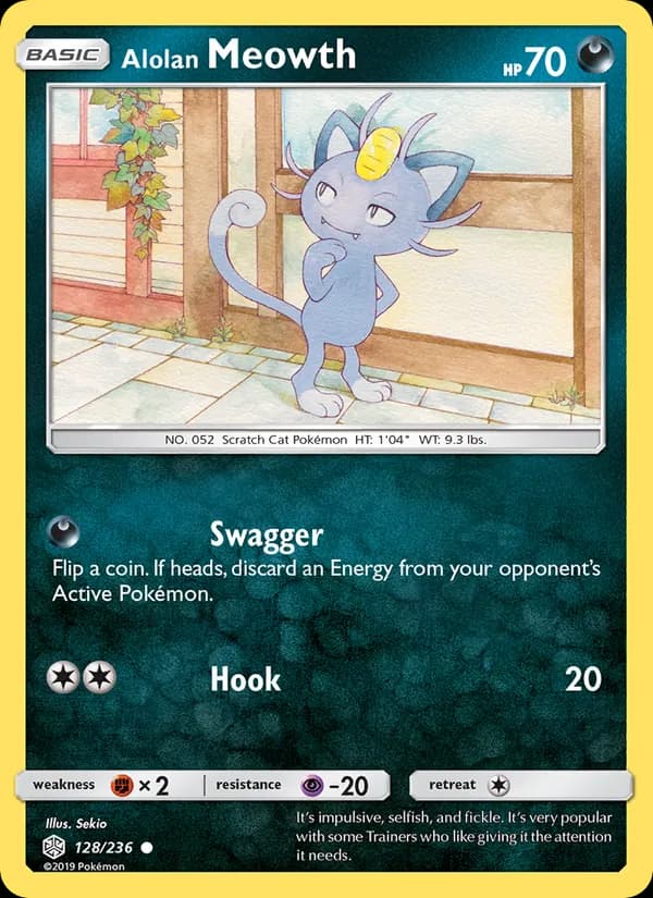 Alolan Meowth — изображение карты