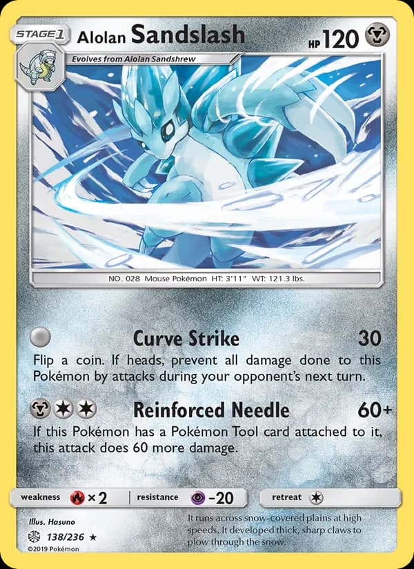 Alolan Sandslash — изображение карты