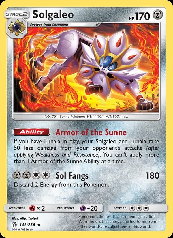 Solgaleo — изображение карты