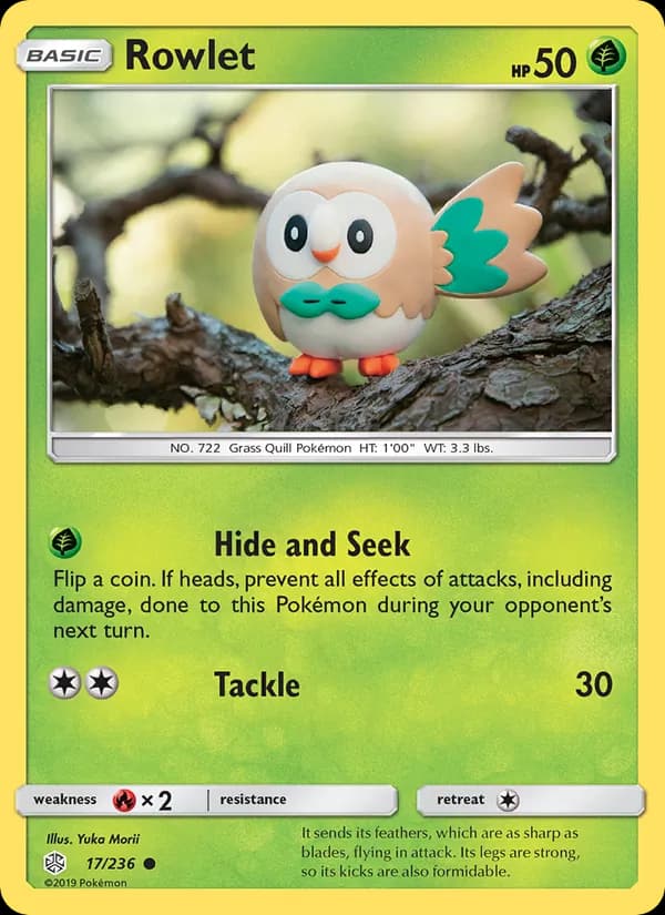 Rowlet — изображение карты